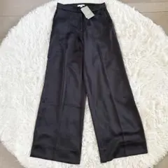 【新品】H&M エイチアンドエム ポリエステル スラックス ダークグレー