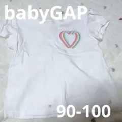 2歳用 ホワイトTシャツ GAP ベビーGAP 激カワハート