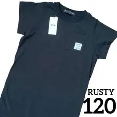 未使用 タグ付き RUSTY ラスティ バックプリント Tシャツ ワンピ 120