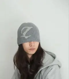 KAIKO THINK ビーニー　ニット　キャップ　グレー