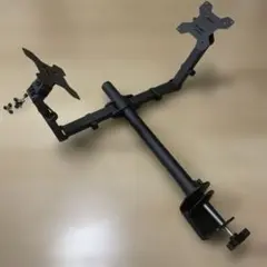 デュアルモニターアーム ブラック
