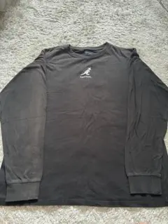 KANGOL ブラック ロングスリーブ Tシャツ