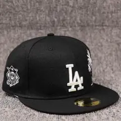 【新品未使用】LAドジャース NEWERA 59FIFTY Blackキャップ