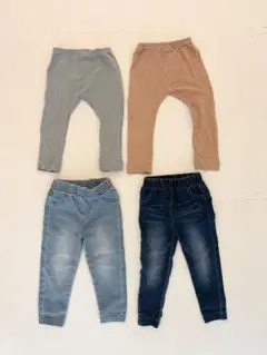 NEXT パンツ　4枚纏め売り　　サルエルパンツ　デニムパンツ90cm
