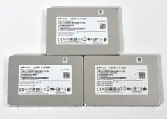 3個セット/Micron SSD 256G/ 2.5インチ/中古品