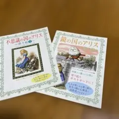 不思議の国のアリス　塗り絵　２冊
