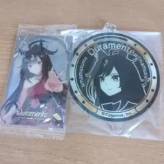 ウマ娘ドゥラメンテ。アクリルキーホルダー、ウエハースカード。