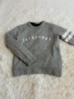 Jack Bunny!! レディース　ゴルフセーター グレー サイズ0　S位