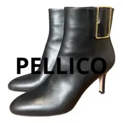 ペリーコ PELLICO バックル ショートブーツ37