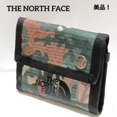 美品！THE NORTH FACE カモフラ 三つ折り財布