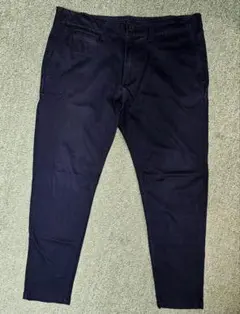 ランバン　ネイビー スキニーパンツ　ストレッチ　52(XL) 　ゴルフ