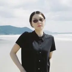柴田ひかりさんコラボ Blanc. サングラス ブラック
