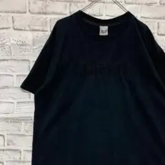 USA製90sヴィンテージTシャツ！シングルステッチ　ブラック半袖古着XL74