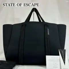 【極美品/洗濯袋】ステイトオブエスケープ サテライトシティ トートバッグ A4可