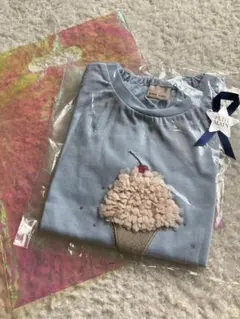 新品　110 petit main アイスクリームTシャツ