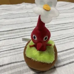 ピクミン 赤 ぬいぐるみ 約10cm 花付き