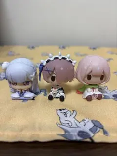 リゼロ ミニフィギュア エミリア ラム カーミラ