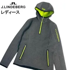 ジェイリンドバーグ スウェット ハーフジップパーカー グレー S