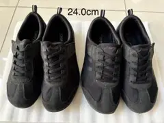 美品asics スニーカー 24.0cm 2足セット