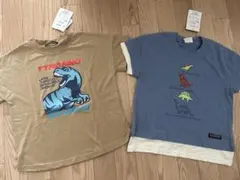 新品未使用BLUE MART ブルーマート　恐竜Tシャツ 2枚セット　キッズ