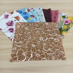 ★B968★ カットクロス/プリント生地/国産/25cm×25cm/10点