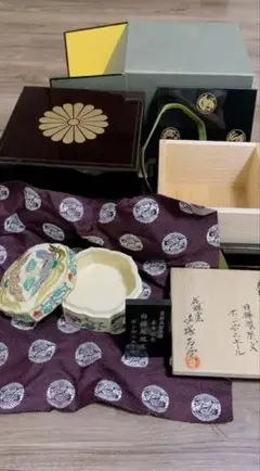 a207 香合　菱型　桜　手塚石雲　茶道具　茶道 kougou-116_1.jpg?v=1709084629&