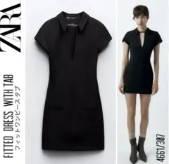 【ZARA】フィットワンピース　試着のみ　休日SALE