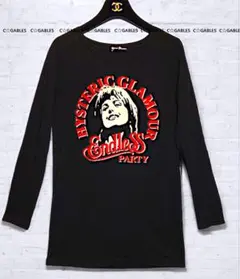 ヒステリックグラマー　長袖Ｔシャツ　未使用　Red✕Black HYSTERIC GLAMOUR（ヒステリックグラマー）の「VIXEN GIRL T