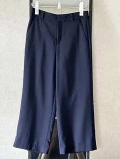 23区 ネイビー ワイドパンツ