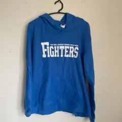 FIGHTERS フード付きパーカー 青