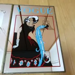 ヴィンテージ VOGUE ヴォーグ パブミラー 鏡 アート ビンテージ/e774 ヴィンテージ VOGUE ヴォーグ パブミラー 鏡 アート ビンテージ