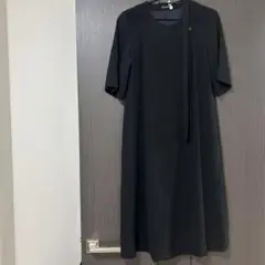 【美品】For Lovely Woman ワンピース ブラック 黒