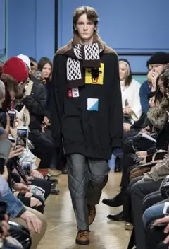 JW ANDERSON オーバーサイズ スウェット パッチワーク