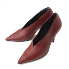 CELINE Vネックメッシュパンプス CELINE Vネックメッシュパンプス