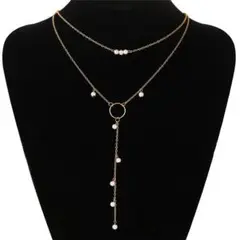 レディース プチプラ アクセサリー ネックレス パールビーズ