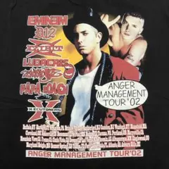 Eminemアンガーマネジメントツアー・TシャツXLアンビル・黒シングルステッチ