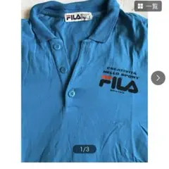 FILA ポロシャツ 青