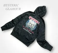 ヒステリックグラマー HYSTERICGLAMOURファックベア ラメ パーカー