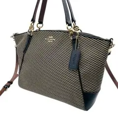 COACH コーチ ショルダーバッグ 2WAY ハンドバッグ キャンバス