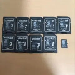 Kingston microSD 8GB 8枚 フォーマット済み