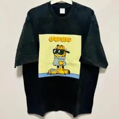 ガーフィールド 夏 ケミカルウォッシュ リプリント Tシャツ 半袖 メンズ 新品