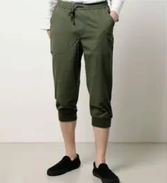 JILL BLAZE　メンズ　麻綿裾リブクロップドイージーパンツ