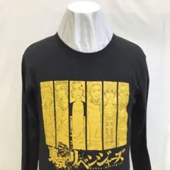 S839Nメンズ長袖Tシャツ L 黒 プリント 春秋 東京リベンジャーズ8/25