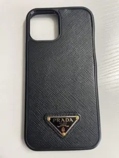プラダ スマホケース iPhone12 トライアングルロゴ 1ZH133