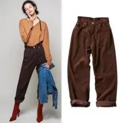 《完売》shinzone シンゾーン ハイウエストコーデュロイパンツ 34