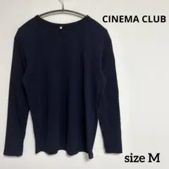 【CINEMA CLUB】シネマクラブ(M)シャツ　ロンT ネイビー　長袖