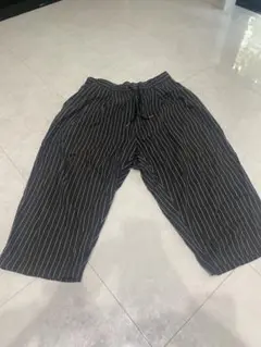 MICHEL KLEIN MK ストライプ ワイドパンツ 47 Lサイズ相当