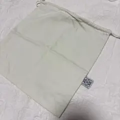 クリーム色 コットン 巾着袋 ロエベ