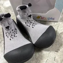 美品✨アティパス　13.5cm ファーストシューズ グレー