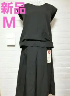 新品 レディース M 半袖 サロペット オールインワン サラサラ パンツ